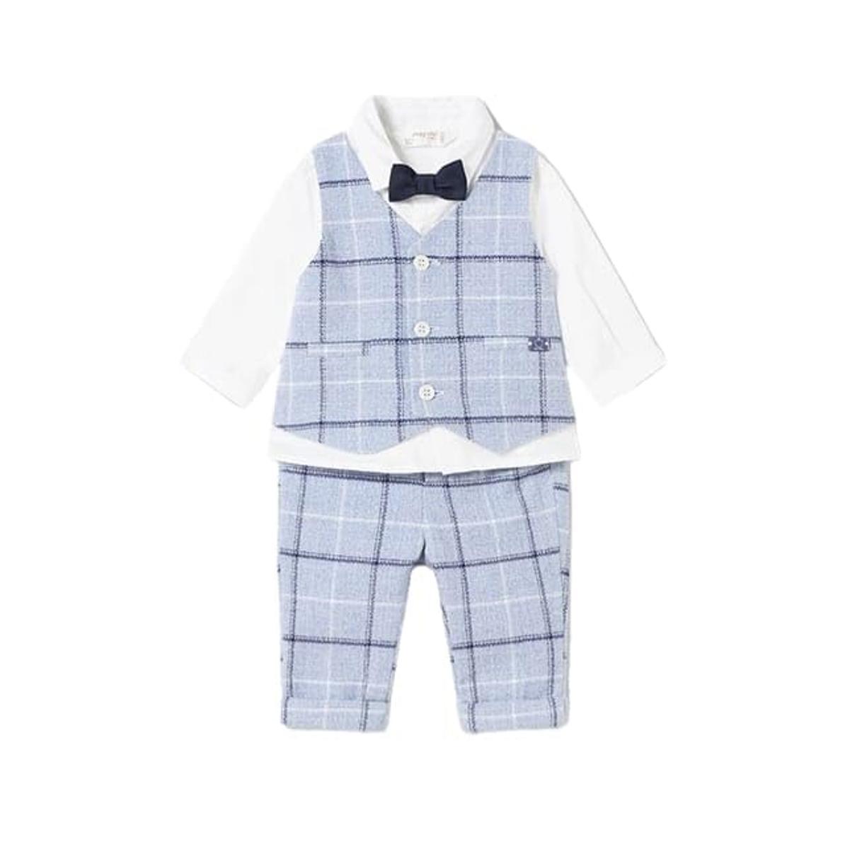 Mayoral Completo cerimonia elegante 4 pezzi Bambino-Azzurro