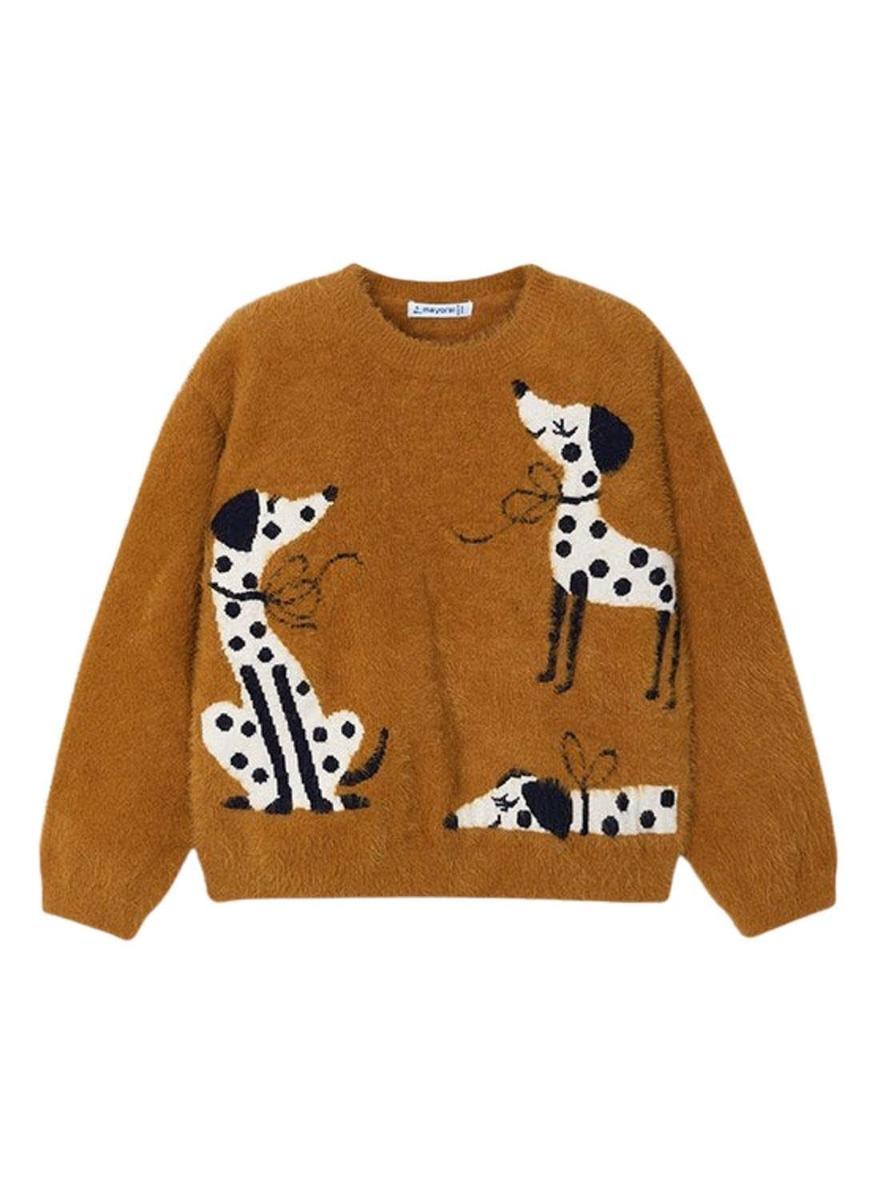 Mayoral Maglione cani  Bambina