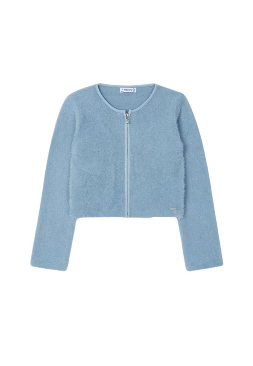 Lyle & Scott Uomo Polo Monocolore Tipped con Riga-Celeste