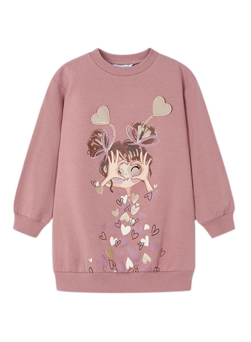 Mayoral Vestito serigrafia da Bambina