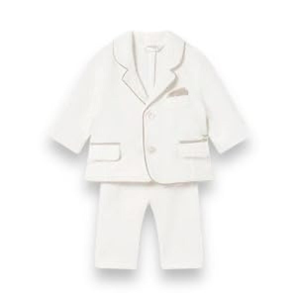 Mayoral Newborn Abito Giacca e Pantalone a Completo-Avorio