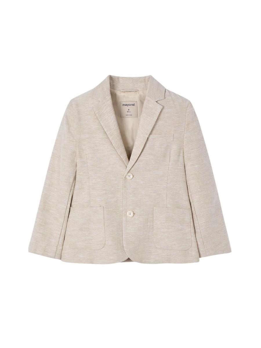 Mayoral Pantalone Lino Elegante per Bambini e Ragazzi Panna 25-03563-052-Beige