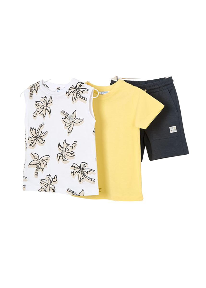 Mayoral Compl. m/c Bretelle per Bambini e Ragazzi Giallo-Giallo