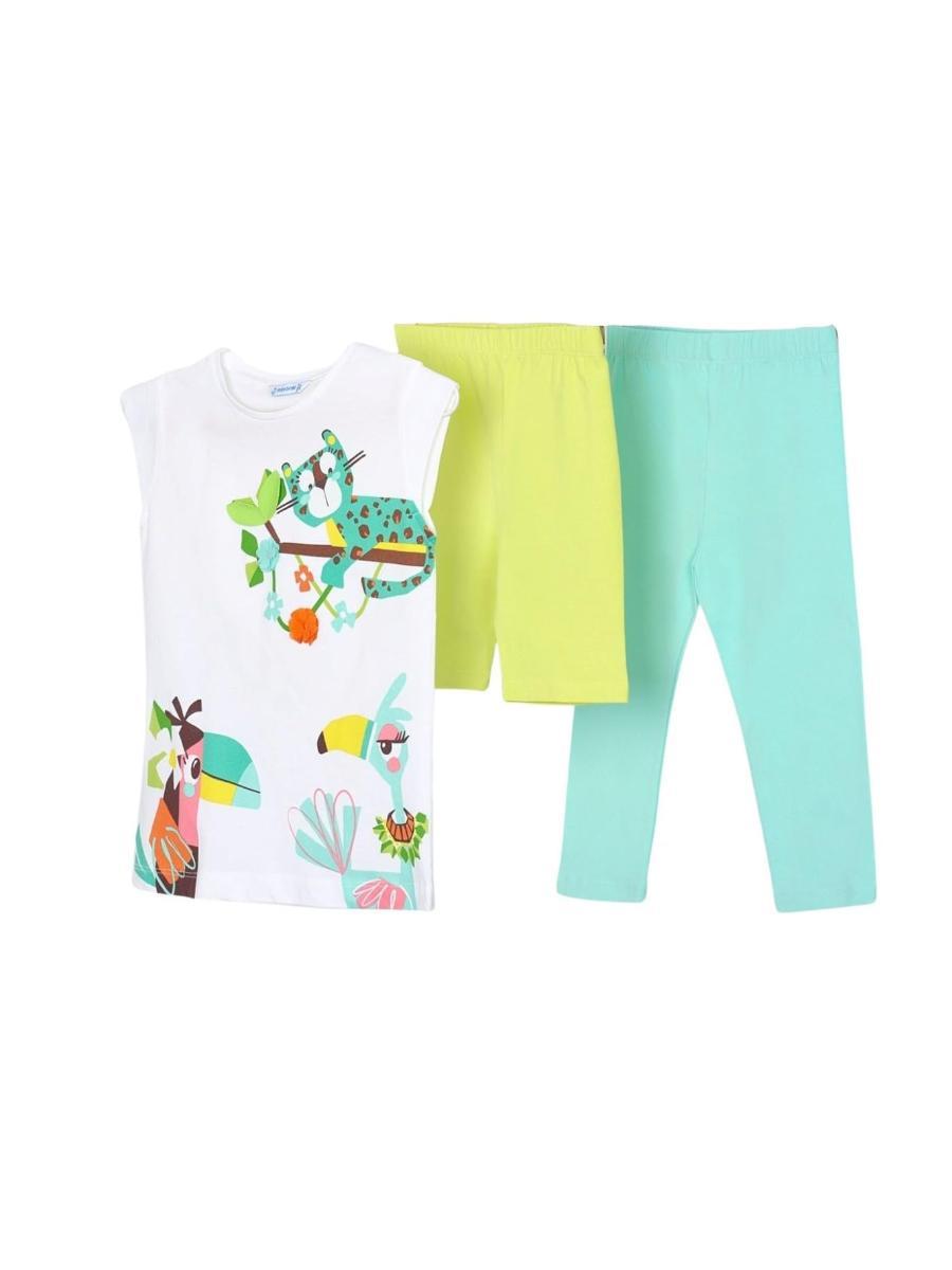 Mayoral Completo Leggings 3 pezzi da Bambina