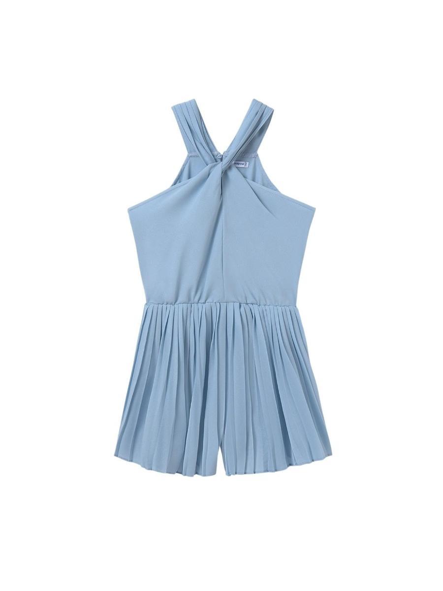 Mayoral Tuta corta crepe plissettata per Bambine e ragazze Lago-Azzurro