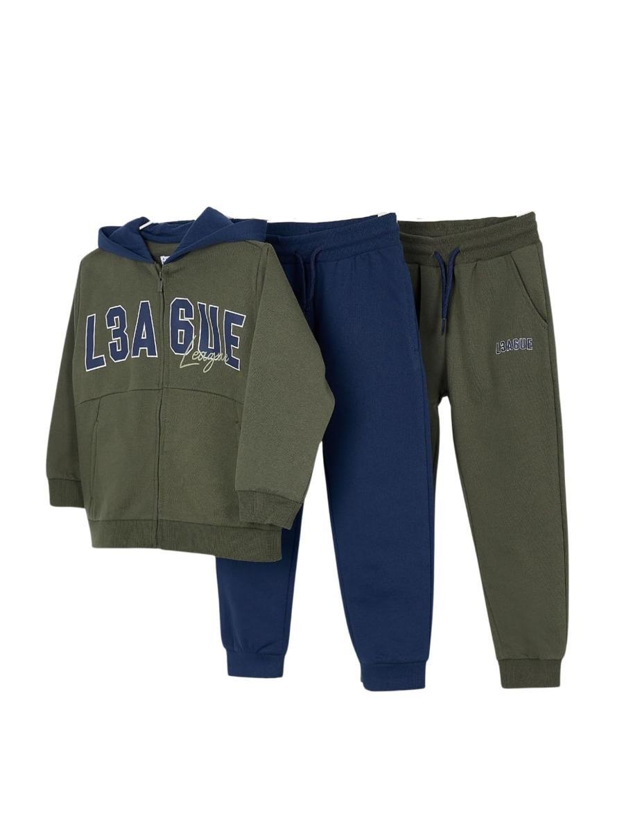 Mayoral Tuta felpa 2p basico per Bambini e ragazzi Oliva 15-00907-063-Verde