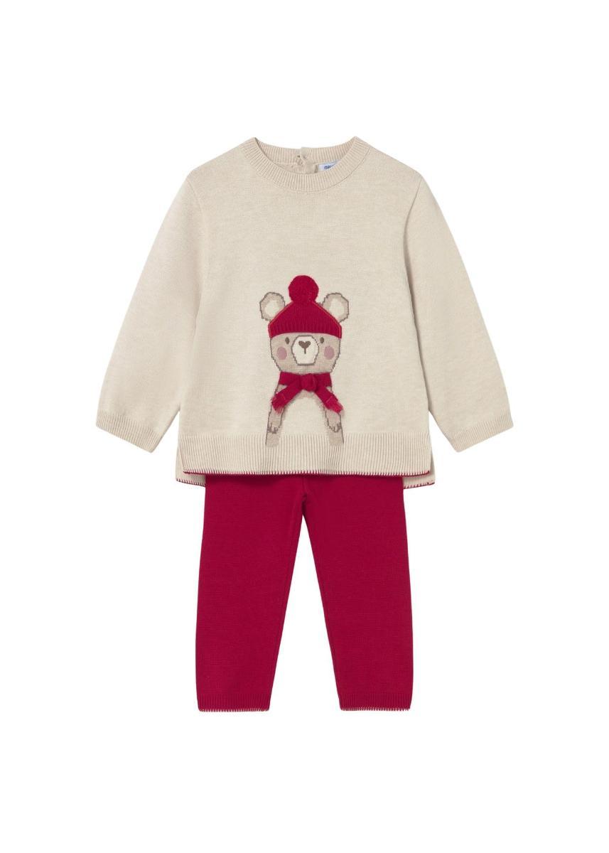 Mayoral Comp. Pant. Lungo per Bimba Rosso 15-02595-080