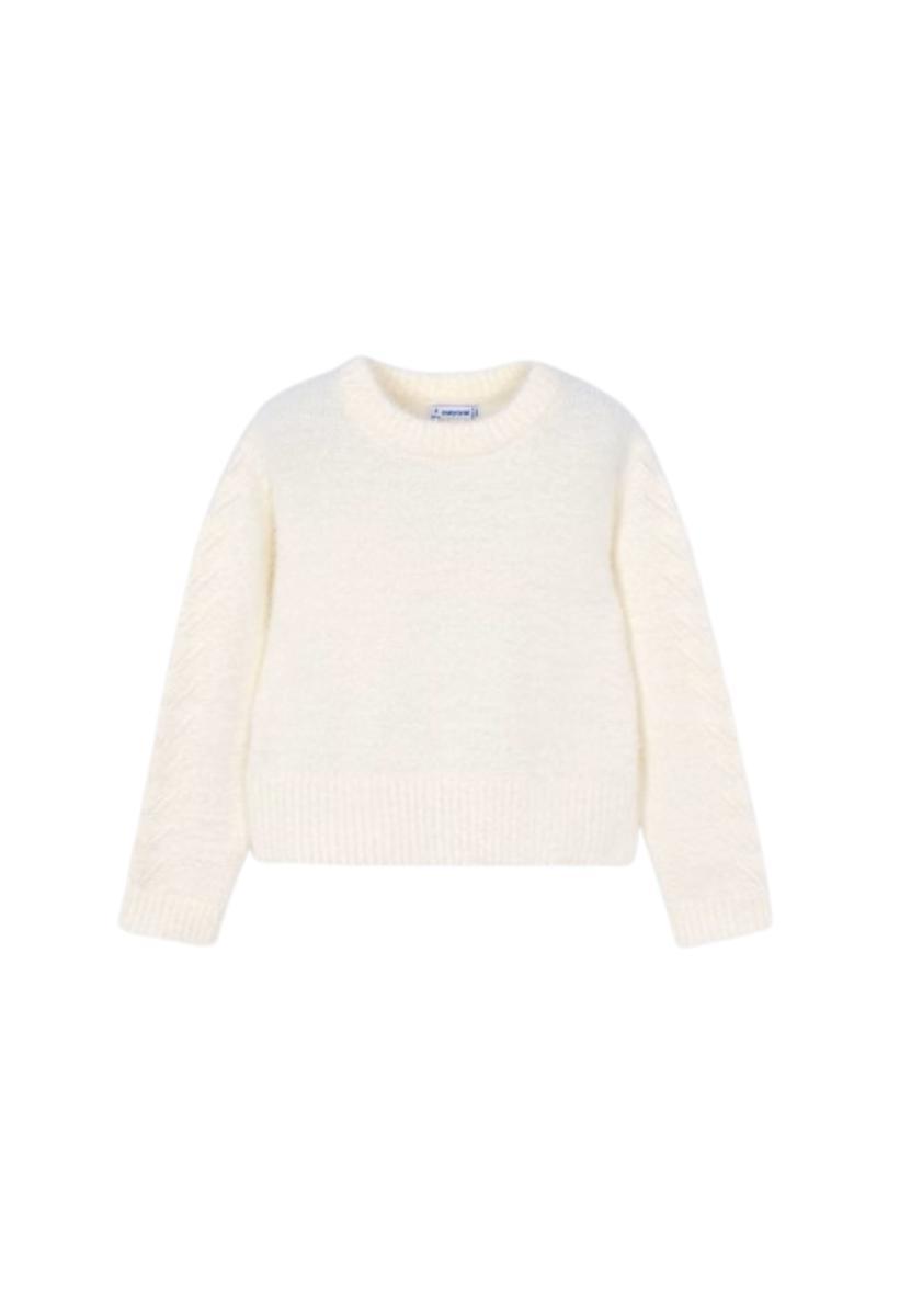 MAGLIONE Bambina Mayoral-Bianco