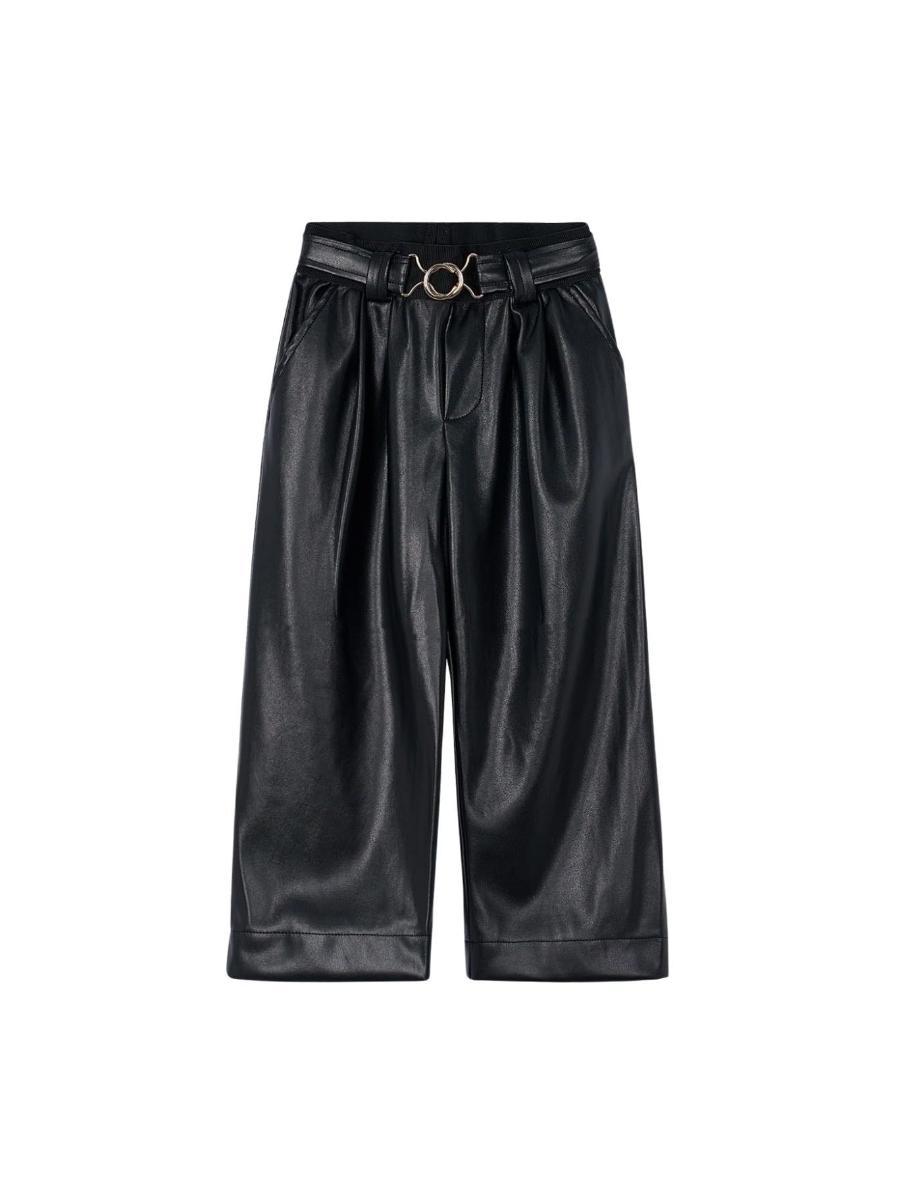 Mayoral Pantalone Lungo Wide Leg per Bambine e Ragazze Nero 15-04574-070-Nero