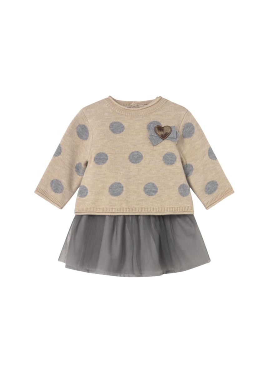 Mayoral Vestito da bambina – neonato neonato bambina – vestito da bambina – vestito da bambina – abbigliamento per bebè bambina da 3 mesi a 18 mesi