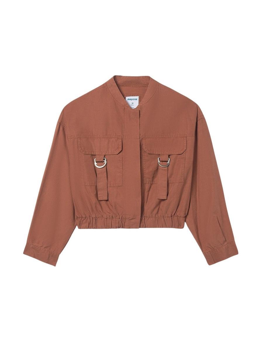 Mayoral Giacca fibbia per Bambine e ragazze Argilla