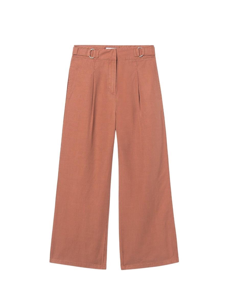 Mayoral Pantalone Lungo Fibbia per Bambine e Ragazze Argilla-Marrone