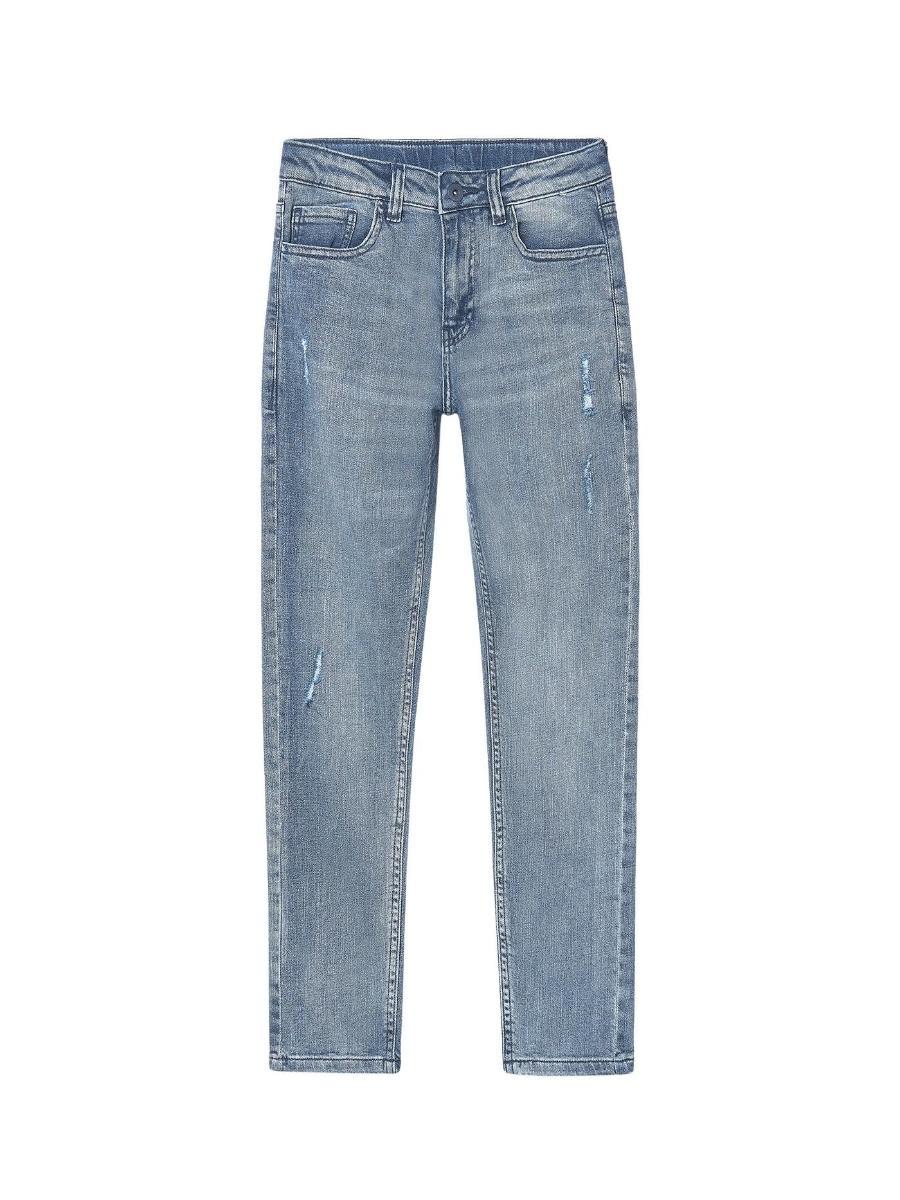 Mayoral «Nukutavake» Pantalone Denim Stright per Bambini e Ragazzi Chiaro