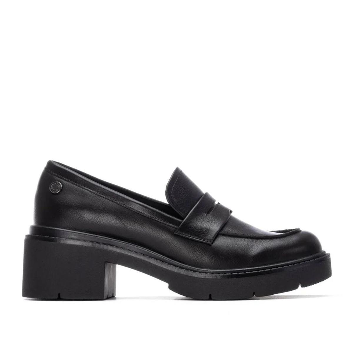 REFRESH - Mocassini Donna - Calzature comode e versatili - Moda Casual-Nero