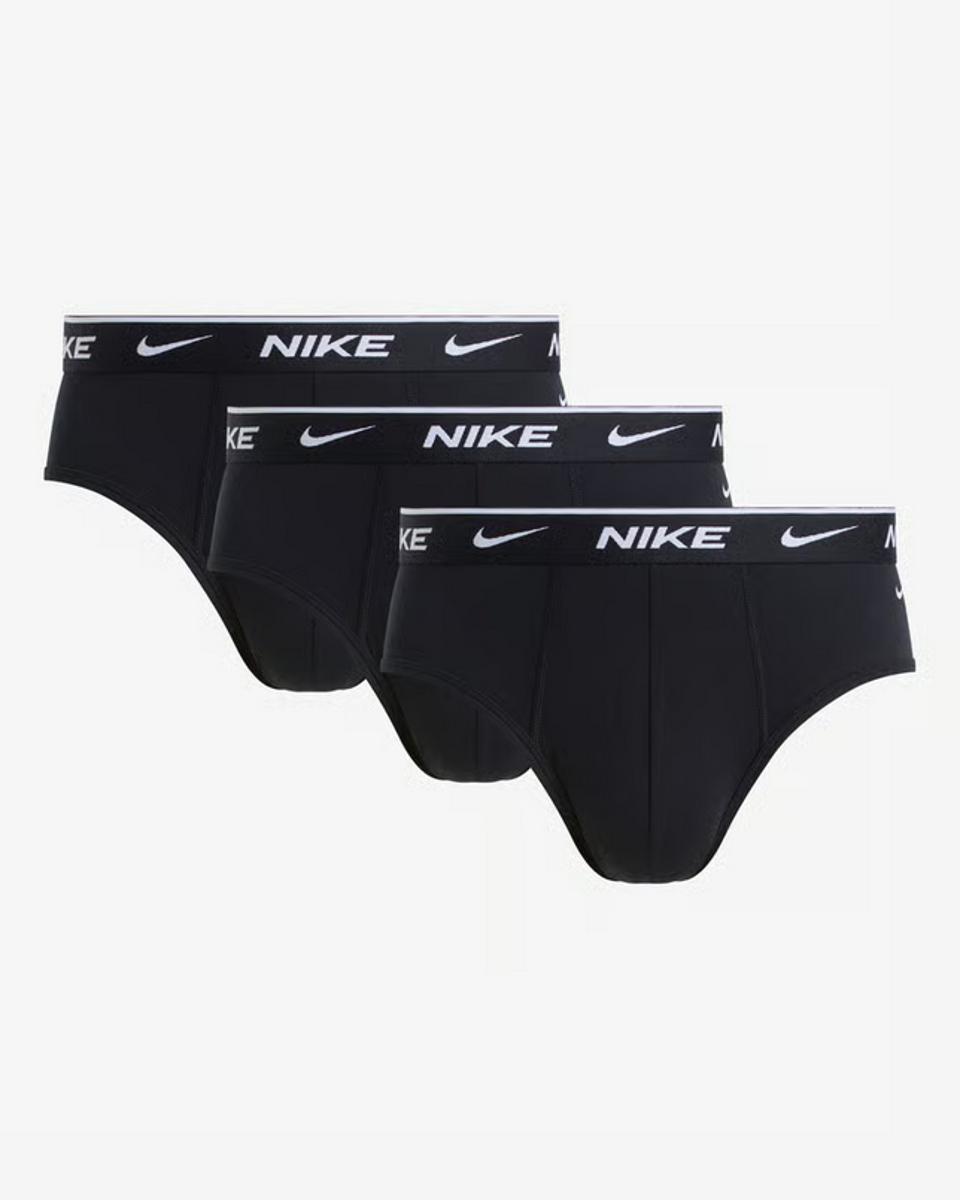 Nike Cotton Stretch 3pk Intimo Uomo (Pacco da 1)-Nero