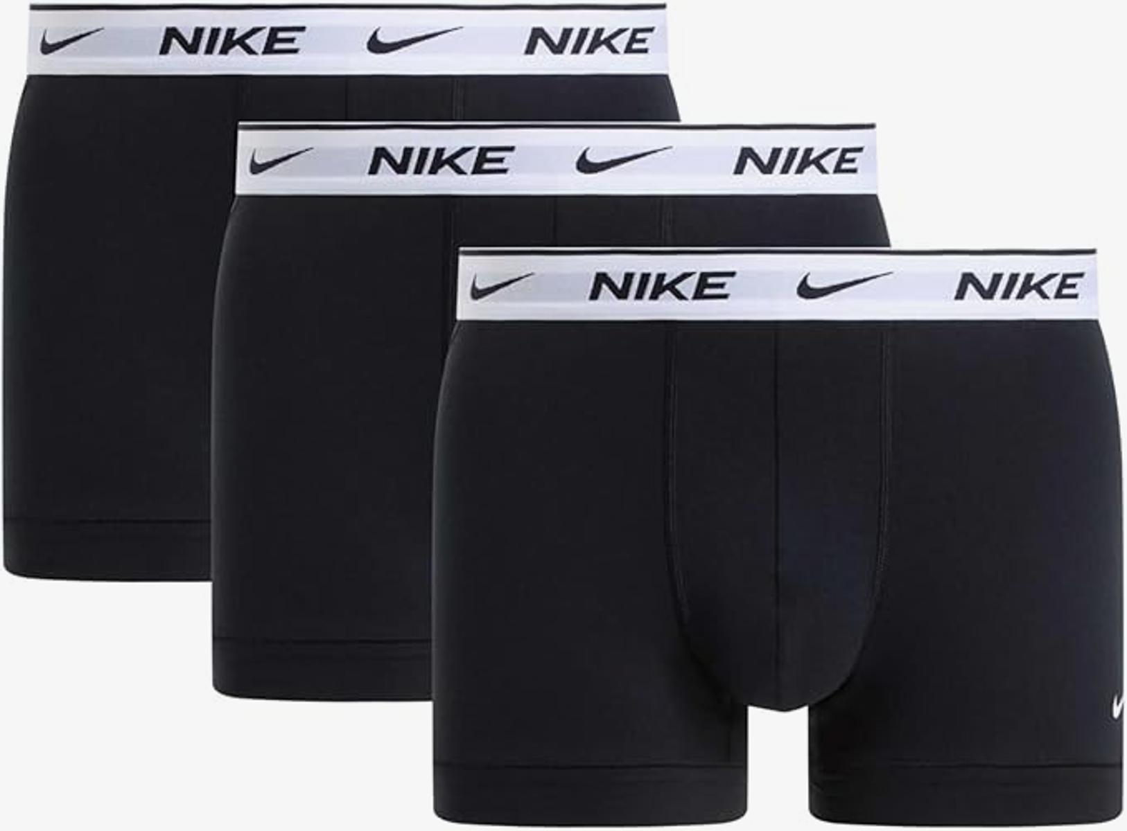 Nike Trunk 3pk Underwear Bambine e Ragazze-NERO/BIANCO