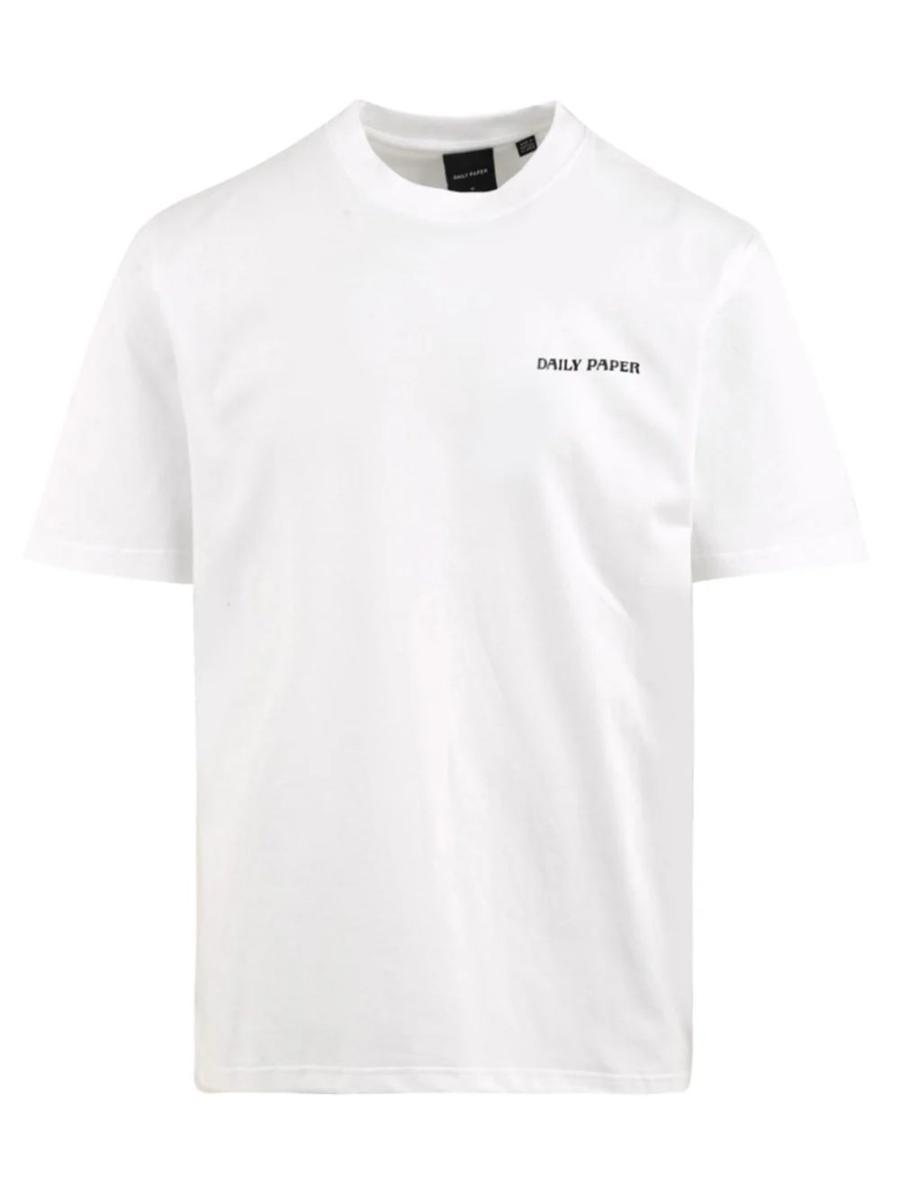 T-shirt chain shield DAILY PAPER Uomo - Bianco-Bianco
