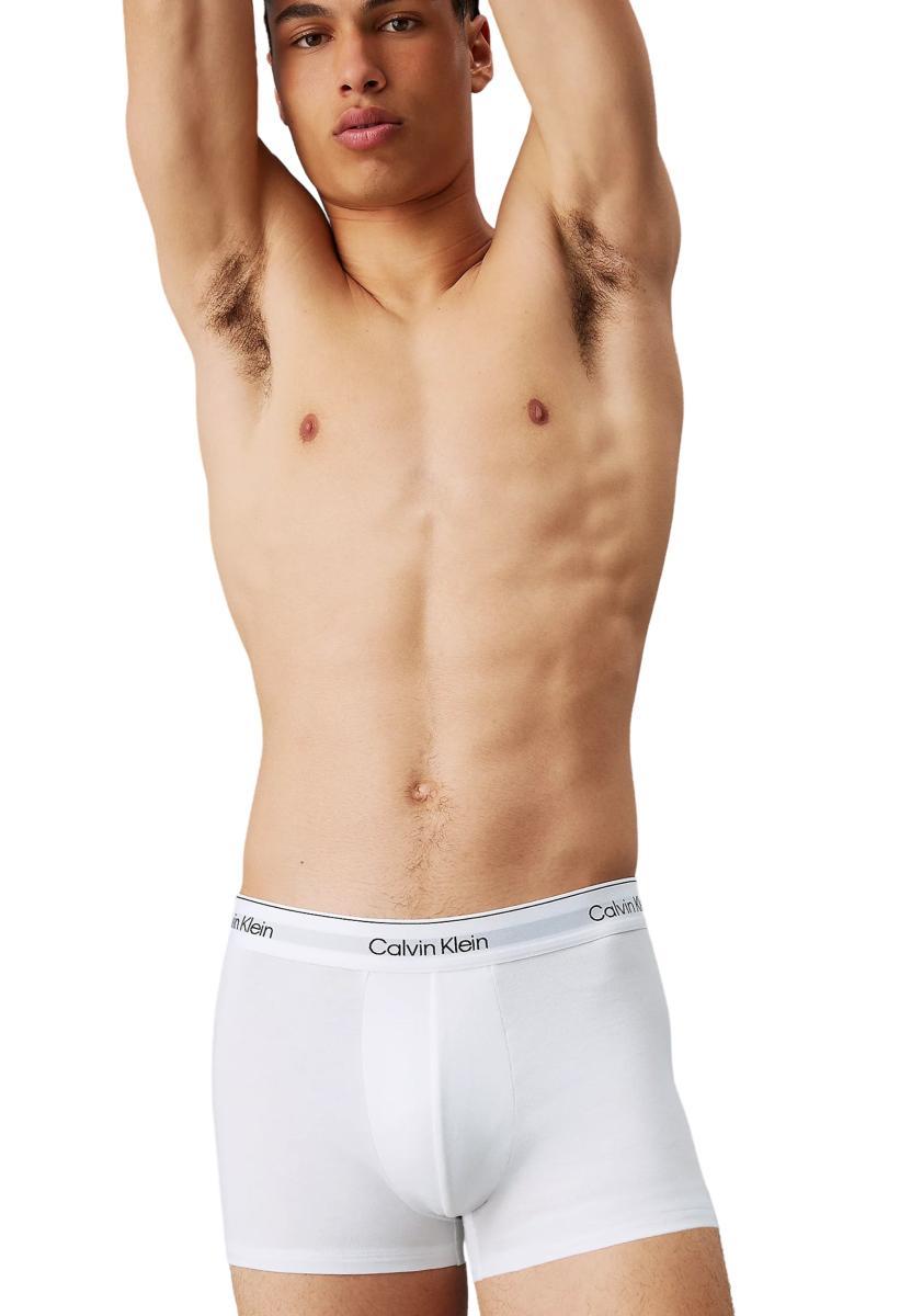 Calvin Klein Trunk 3PK tg. Small UB1 - Black Small-Bianco