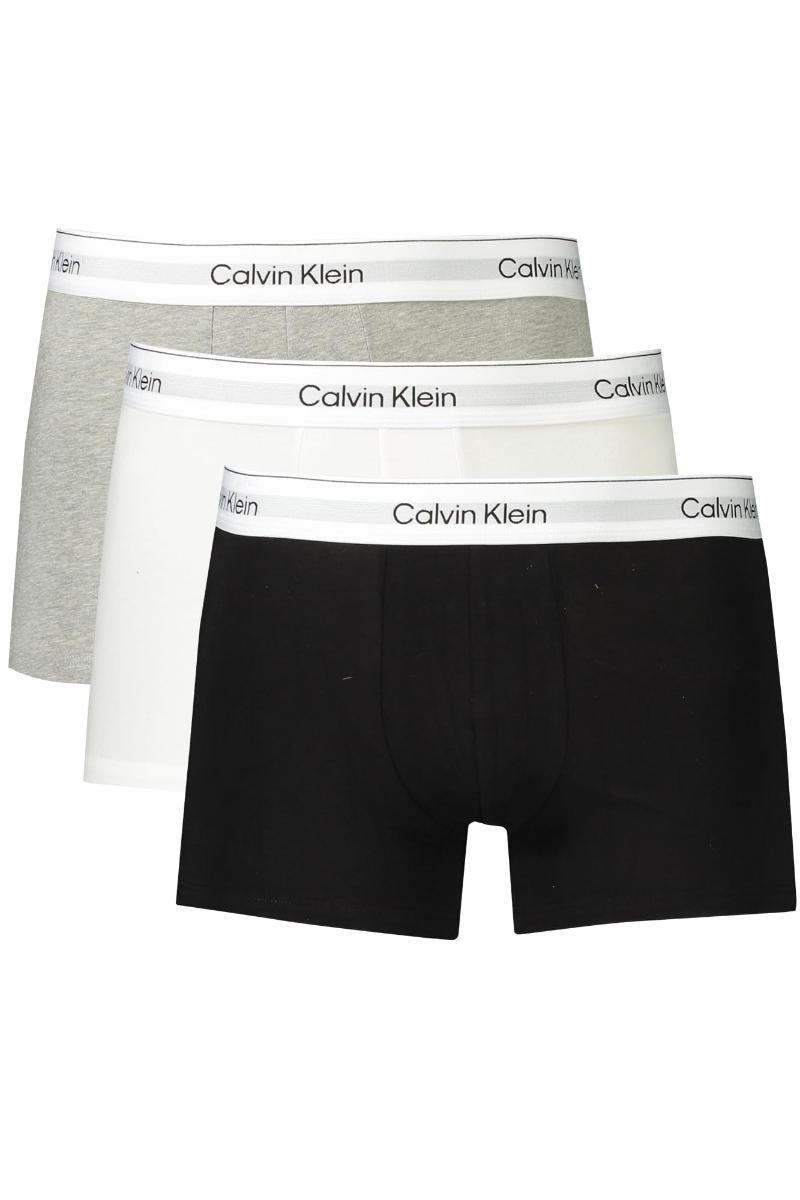 Calvin Klein Trunk 3PK tg. Small UB1 - Black Small-Bianco-Nero-Grigio