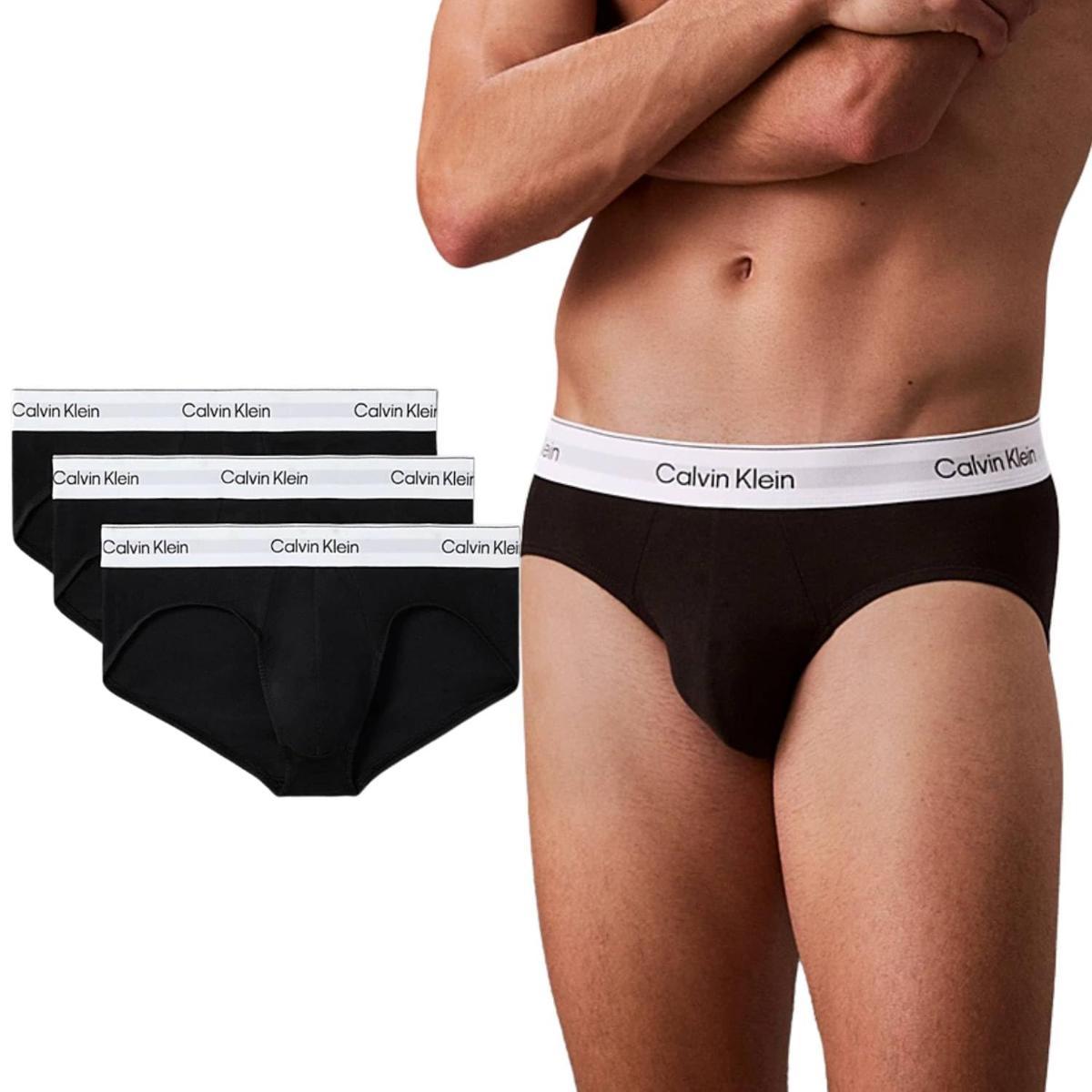 Tommy Hilfiger Hip Brief 3PK 2VA - Black Bodies W Fall Berry FR Small-Nero e Bianco