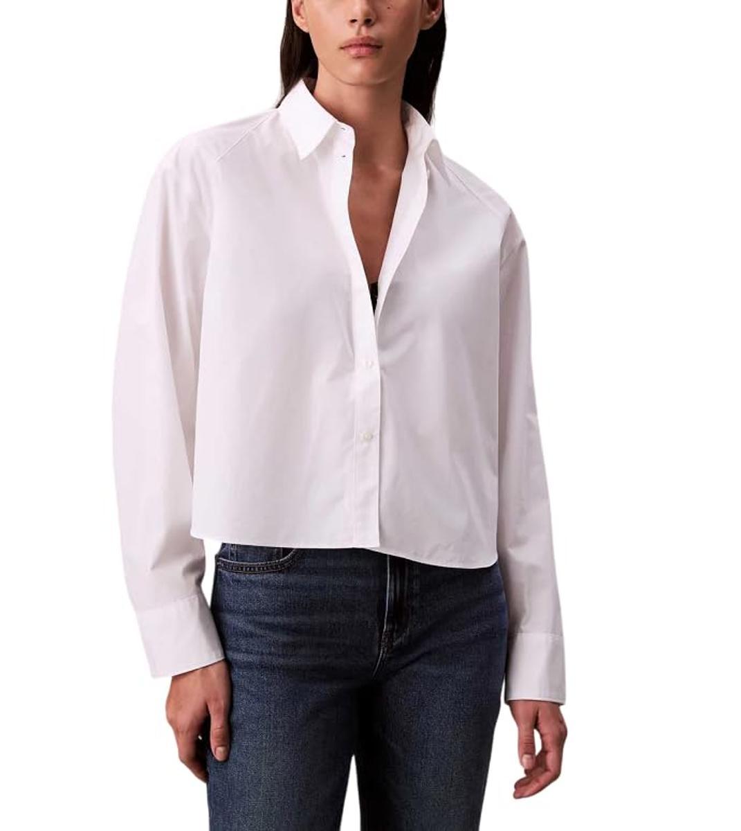 Calvin Klein Camicia Donna Art LV047C141G-Bianco
