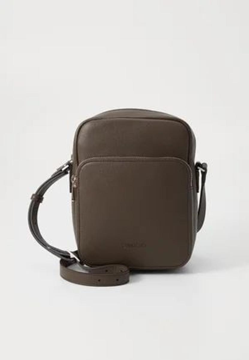 Calvin Klein - MICRO PEBBLE CROSSBODY S - Borsa a tracolla - black-Marrone