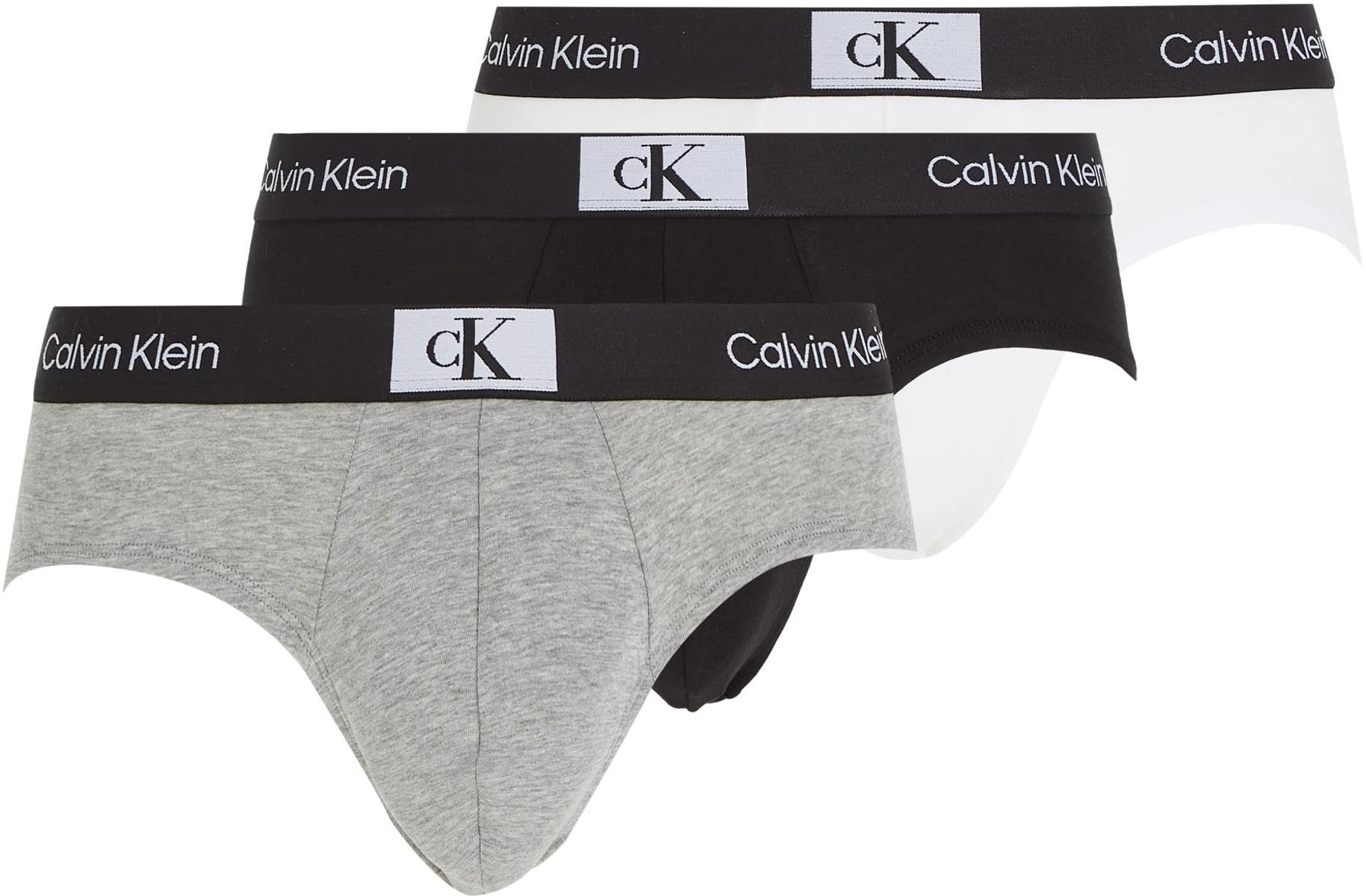 Calvin Klein Slip Uomo Confezione da 3 Cotone Elasticizzato-ASS1
