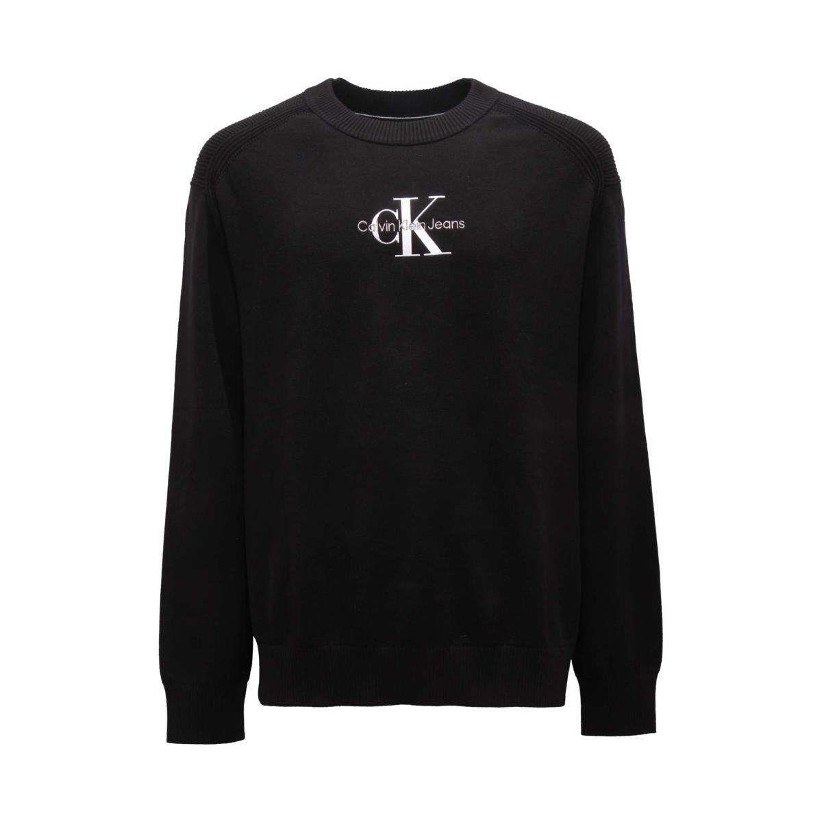 N4487 MAGLIONE UOMO CALVIN KLEIN JEANS MAN COTTON SWEATER