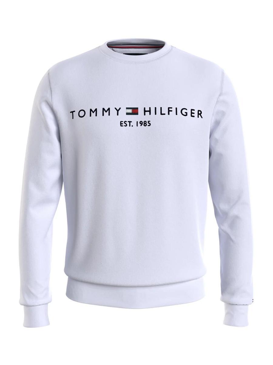 Tommy Hilfiger Felpa Girocollo Uomo MW0MW11596-Bianco