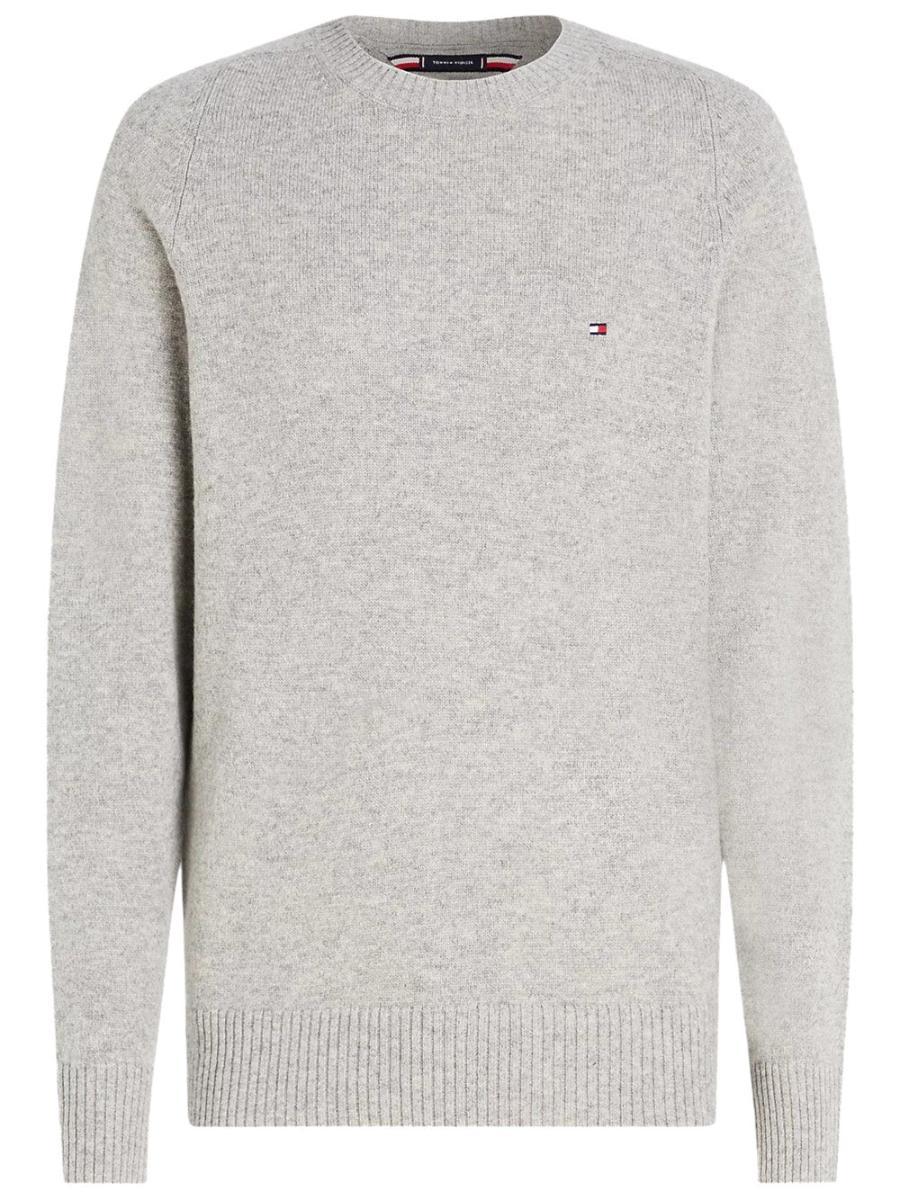 Tommy Hilfiger Maglia Uomo MW0MW36535-Grigio Chiaro