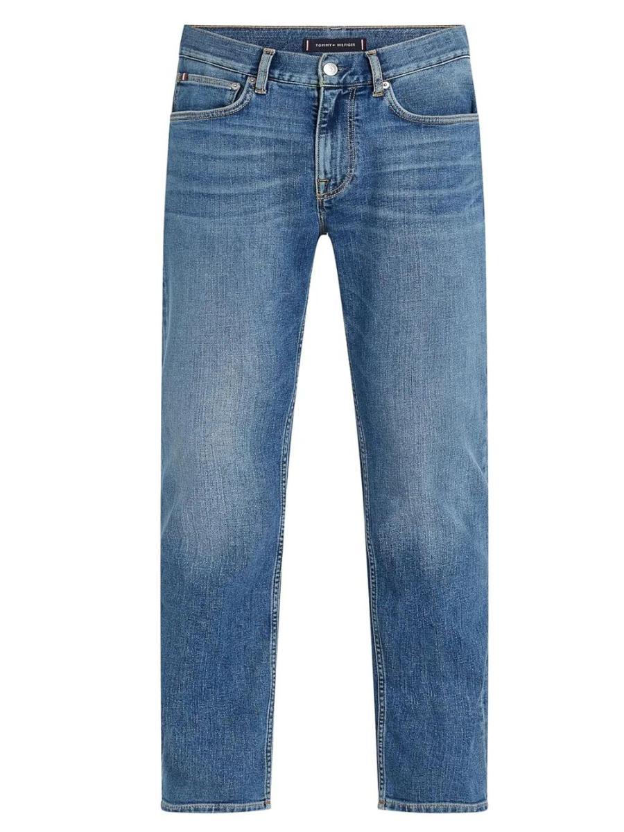 Tommy Hilfiger Uomo Jeans Denton Heron Blue Straight Leg-Denim