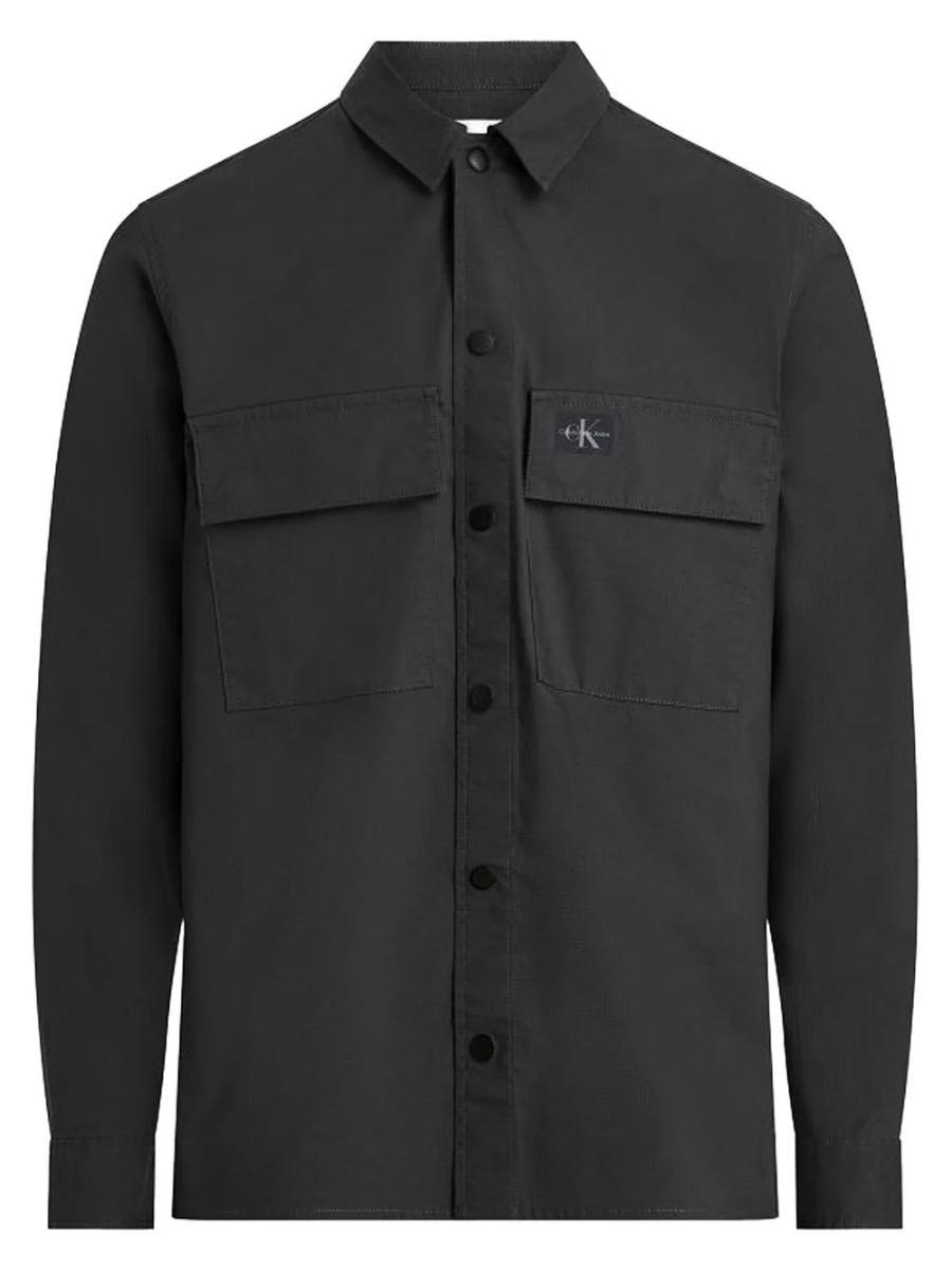 Calvin Klein Camicia Casual Uomo  J30J327584-Nero