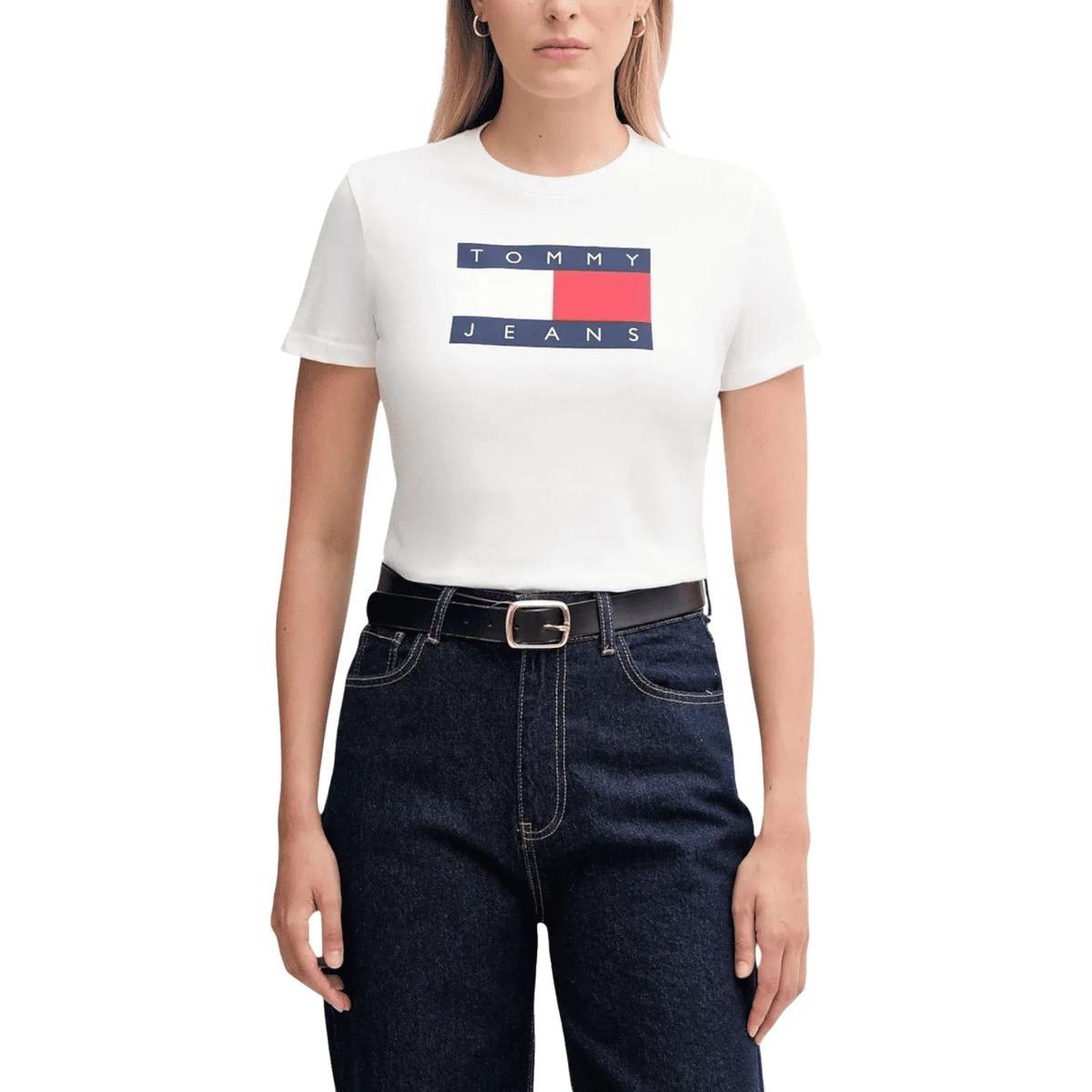 Tommy Hilfiger Tjw Reg Tj Flag SS Tee T-Shirt Donna
