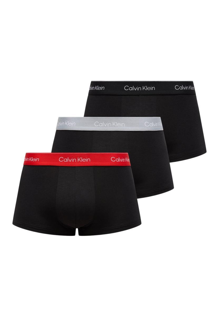 CALVIN KLEIN 3 Boxer uomo in cotone elasticizzato elastico parlante ART. LV00NB4389-ASS2
