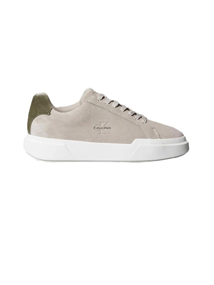 Calvin Klein Sneakers Uomo Taupe YM0YM01453-Taupe / verde foresta