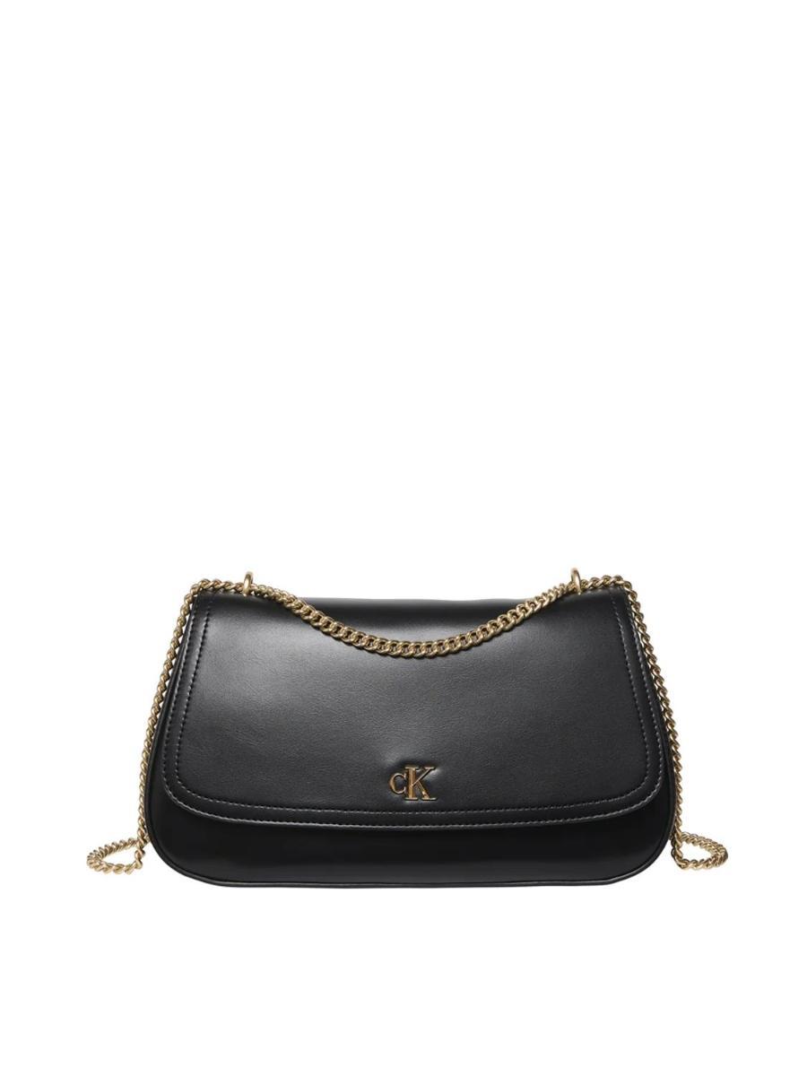 Calvin Klein Borsetta Ck Convertible Chain Medium Bag Donna-Nero
