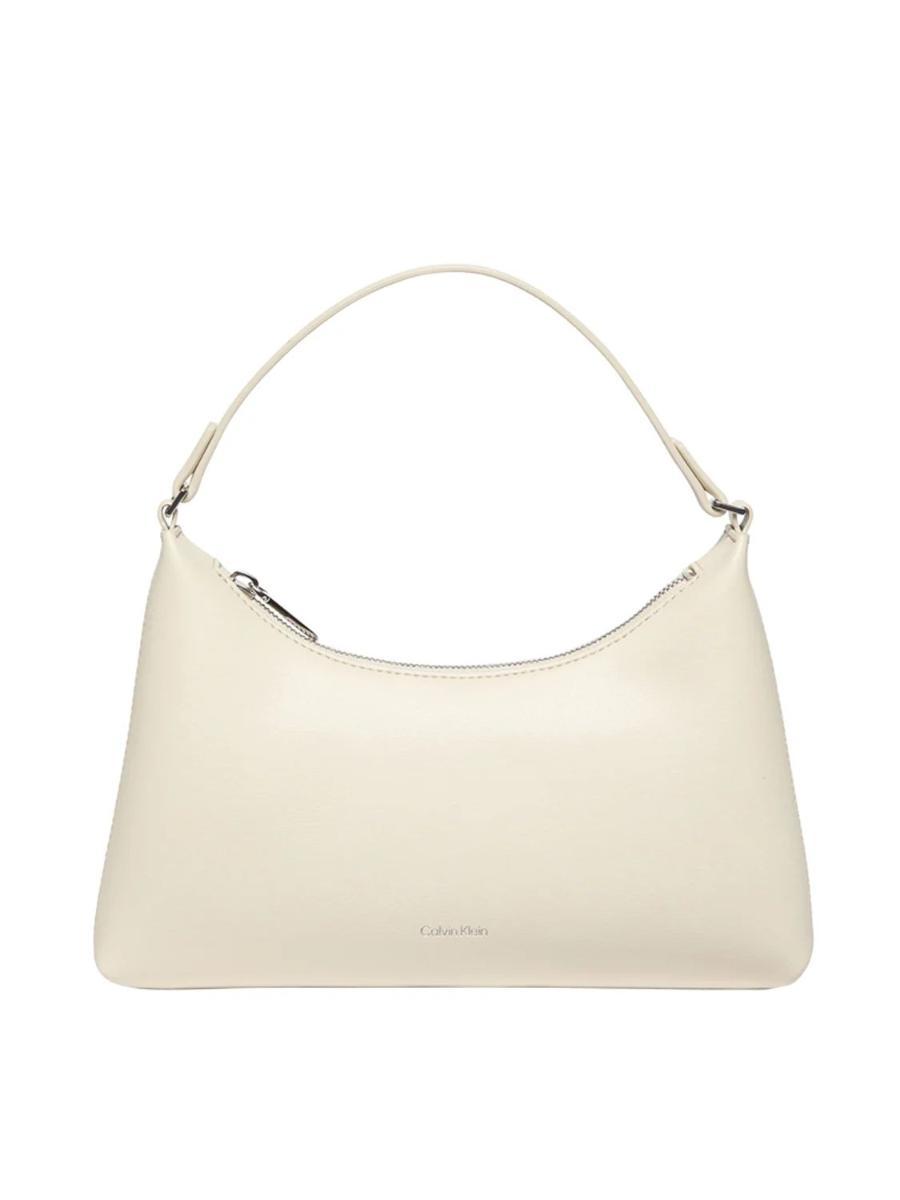 Calvin Klein - Foil Logo Small Shoulder Baglv04f3890g, Borsa a tracolla Donna-Beige