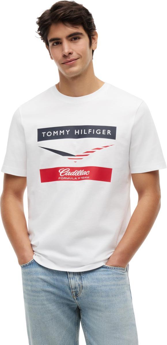 Tommy Hilfiger TH X Cf1 Chevron Tee Mn0mn00101 Magliette Unisex - Adulto (Pacco da 1)