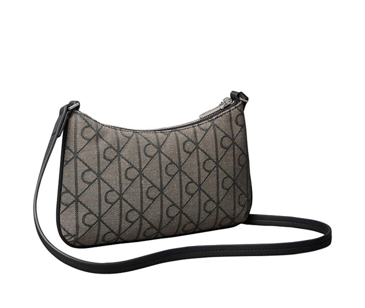 Calvin Klein Donna Borsa A Tracolla Poliestere LV04F1164G-BEIGE/BLACK