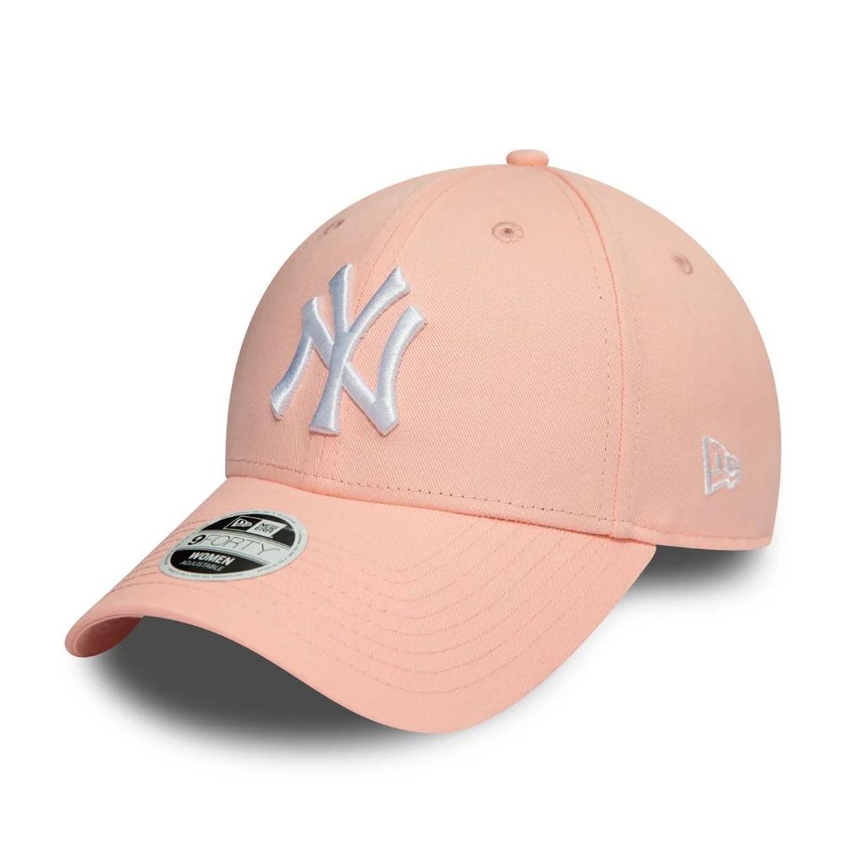 New Era Wmn Essential 940 New York Yankees Optic White Women's cap, White, One Size (Manufacturer Size: OSFA)-Rosa