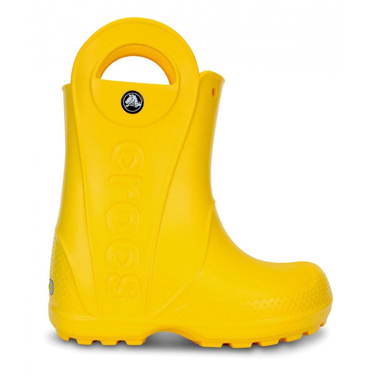 Crocs Handle It Rain Boot Scarpe da barcaUnisex - Bambini e ragazzi-Giallo