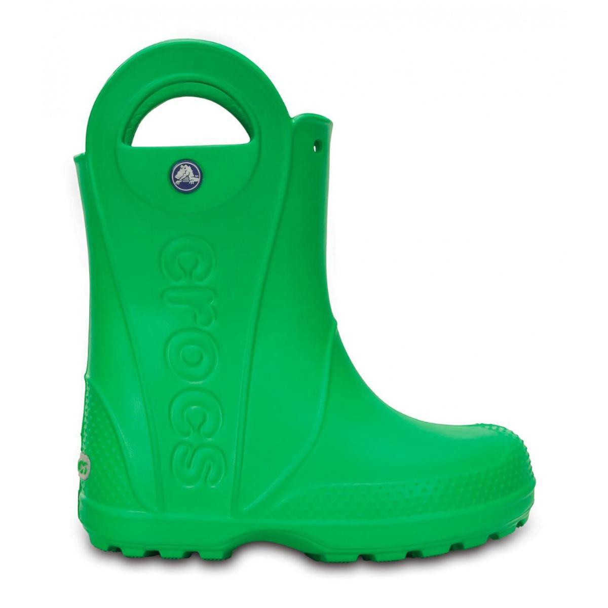 Crocs Handle It Rain Boot Scarpe da barcaUnisex - Bambini e ragazzi-Verde