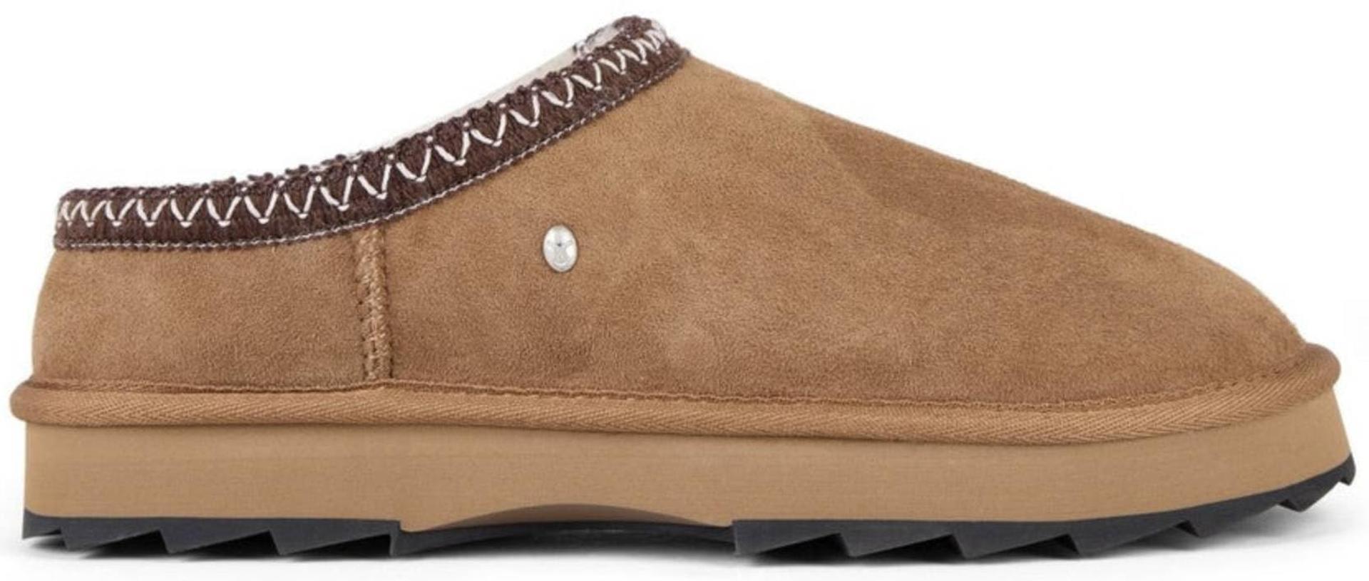 EMU Scarpe donna Pantofole in camoscio Sharky Scuff Chestnut-Marrone