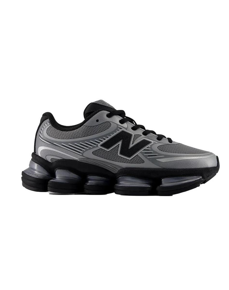 New Balance 2000 Lace Grade Boys Kids Running Inspired (G20009LJ) (Nero/Grigio ardesia)