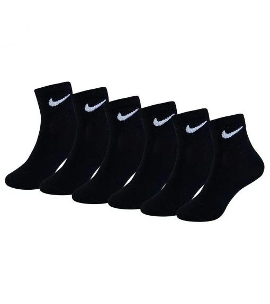 NIKE Pack da 6 Calzini Bianchi per Bambini n° 27-35