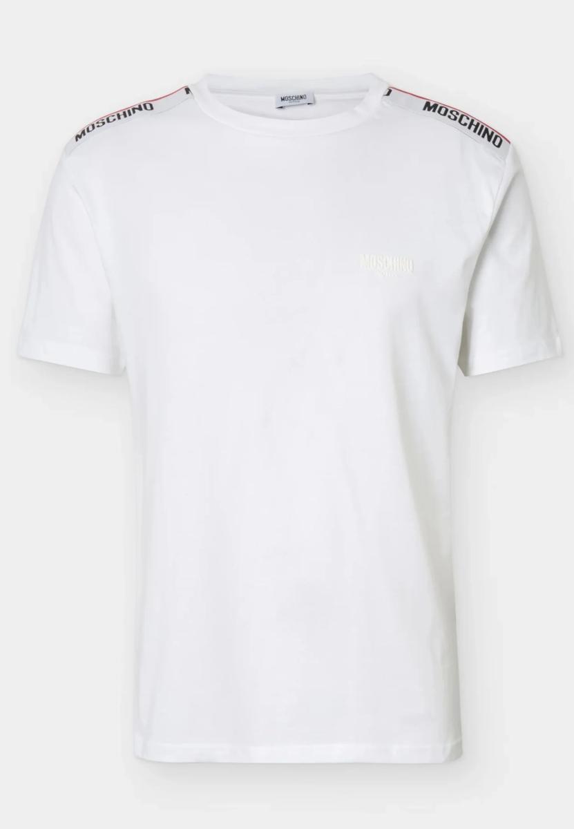 Moschino Active T-shirt Bianca Con Banda Logo