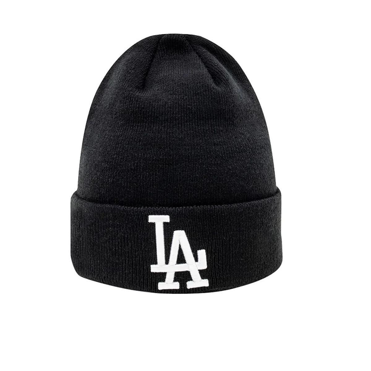 New Era Los Angeles Dodgers MLB Essential Cuff Knit Nero Berretto Invernale