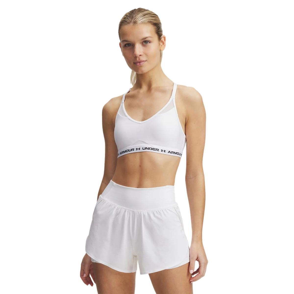 Under Armour Crossback Low Bra Women, Size Large 0538 - Transparent Large