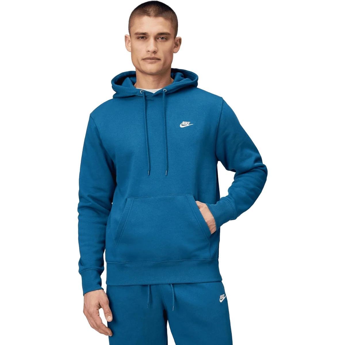 Nike Club BB Po Felpa con Cappuccio Uomo (Pacco da 1)