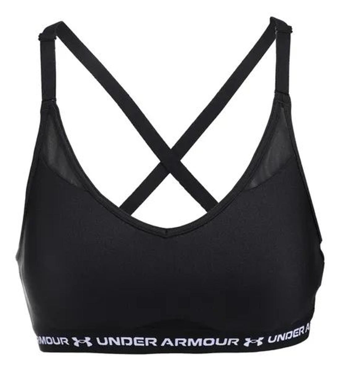 Under Armour Crossback Low Bra Women, Size Large 0538 - Transparent Large